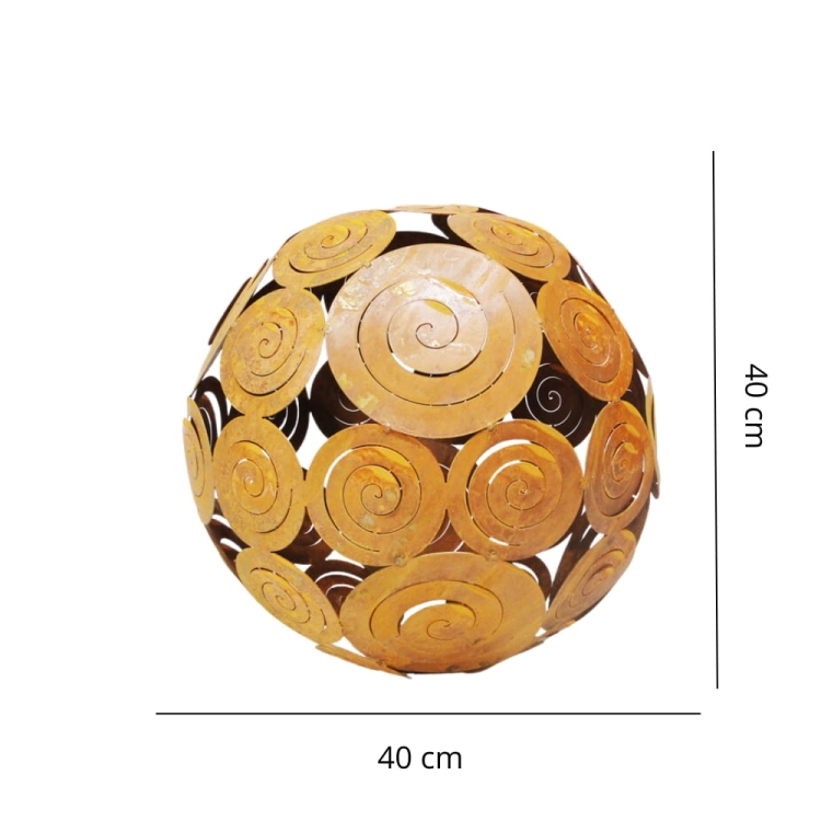 Kula ozdobna lampion do ogrodu