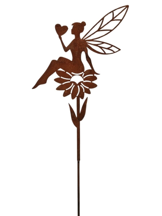 Wróżka rdzawa ozdoba do ogrodu