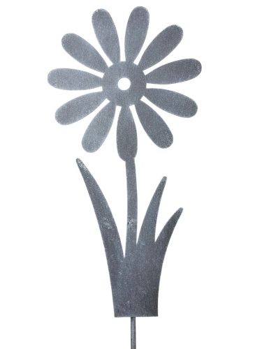 Kwiat metalowa ozdoba do ogrodu