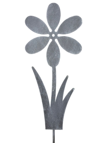 Kwiat metalowa ozdoba do ogrodu