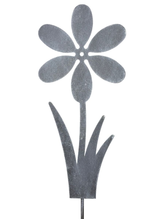 Kwiat metalowa ozdoba do ogrodu