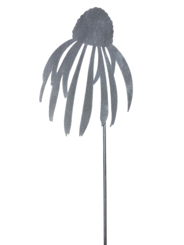 Kwiat metalowa ozdoba do ogrodu