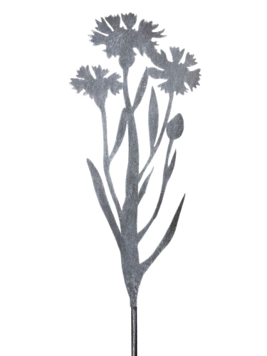 Kwiat metalowa ozdoba do ogrodu