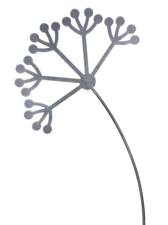 Kwiat metalowa ozdoba do ogrodu