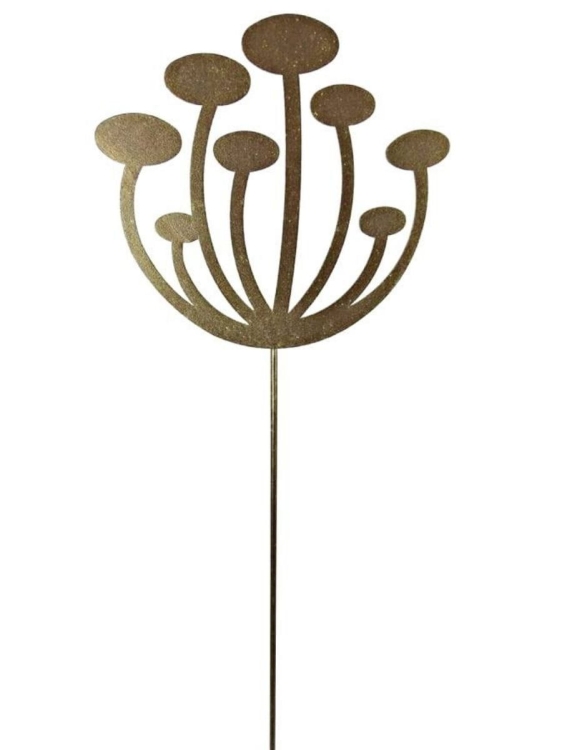 Kwiat metalowa ozdoba do ogrodu