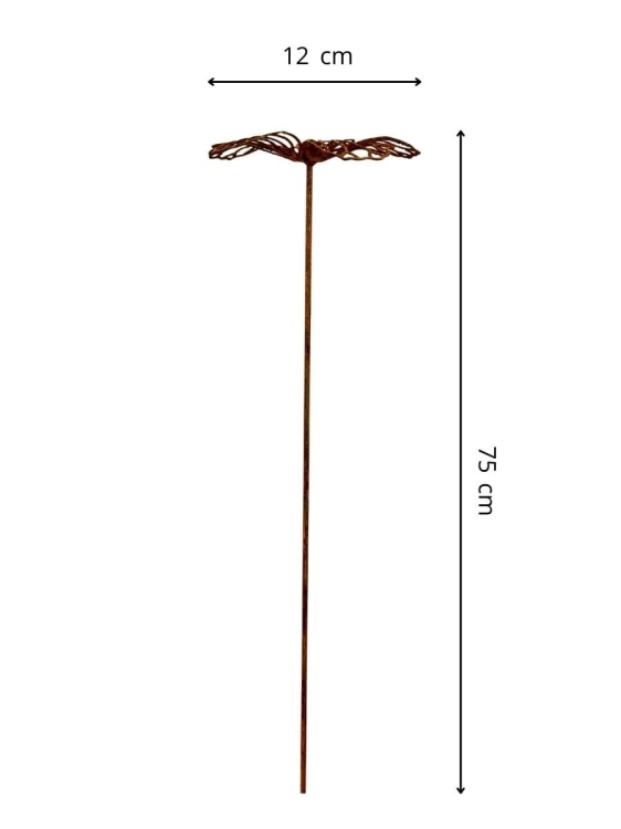 Kwiat metalowa dekoracja ogrodowa