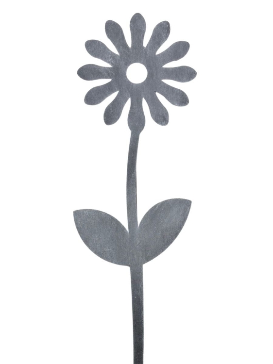 Kwiat metalowa ozdoba do ogrodu