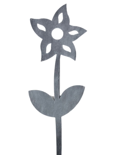Kwiat metalowa ozdoba do ogrodu