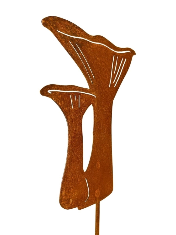 Grzyb dekoracja z metalu do ogrodu