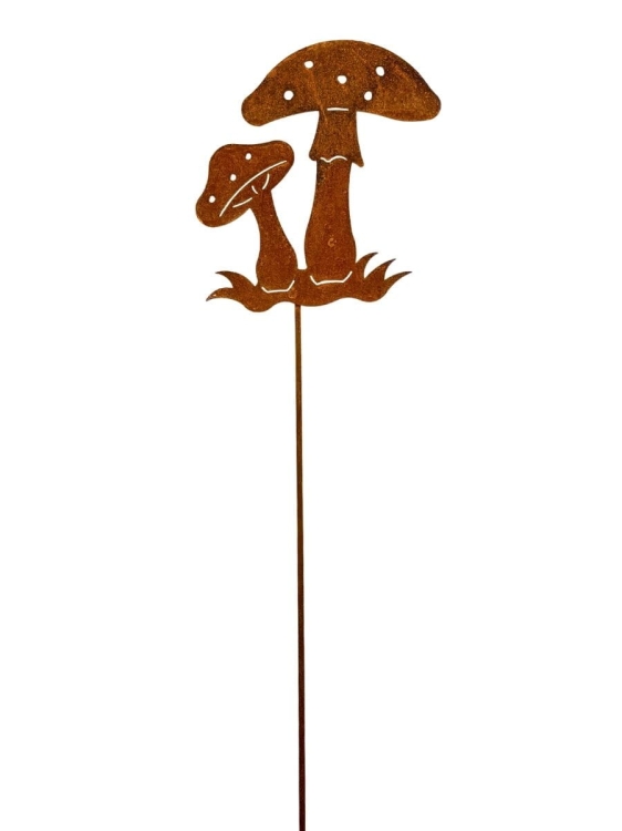 Grzyb rdzawa ozdoba ogrodowa