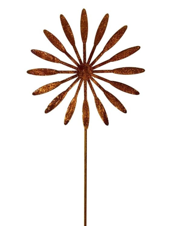 Kwiat rdzawa ozdoba do ogrodu