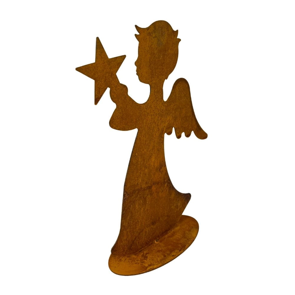 Aniołek figurka ogrodowa z metalu