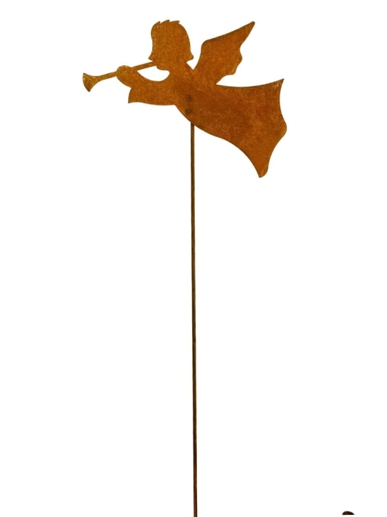 Aniołek na pręcie ozdoba do ogrodu na Boże Narodzenie