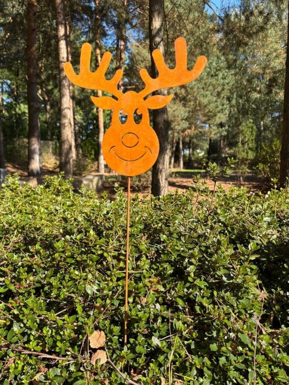 Renifer ozdoba świąteczna do ogrodu