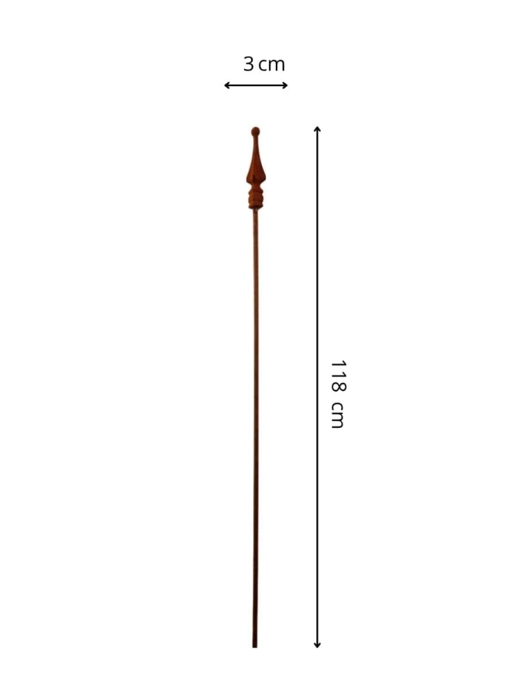 Wymiary podpory do pomidorów 118 cm z grotem klasycznym