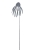 Kwiat Jeżówka 58 cm - metalowa dekoracja na pręcie