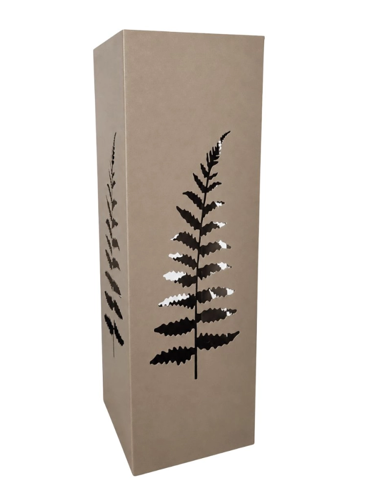 Parasolnik z paprocią LOFT 49 cm taupe
