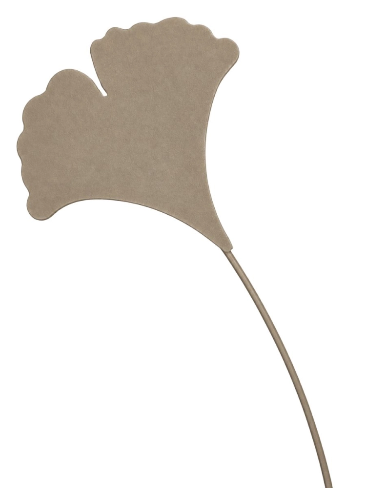 Liść miłorzębu japońskiego na pręcie 58 cm antracyt taupe