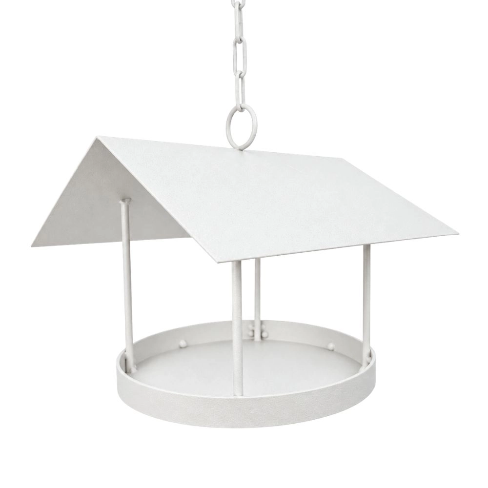 Domek dla ptaków Rondine do zawieszenia  biały mat