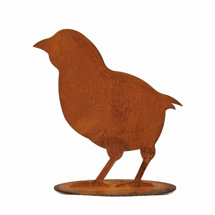 Kurczaczek Pollina na podstawce rdza.jpeg