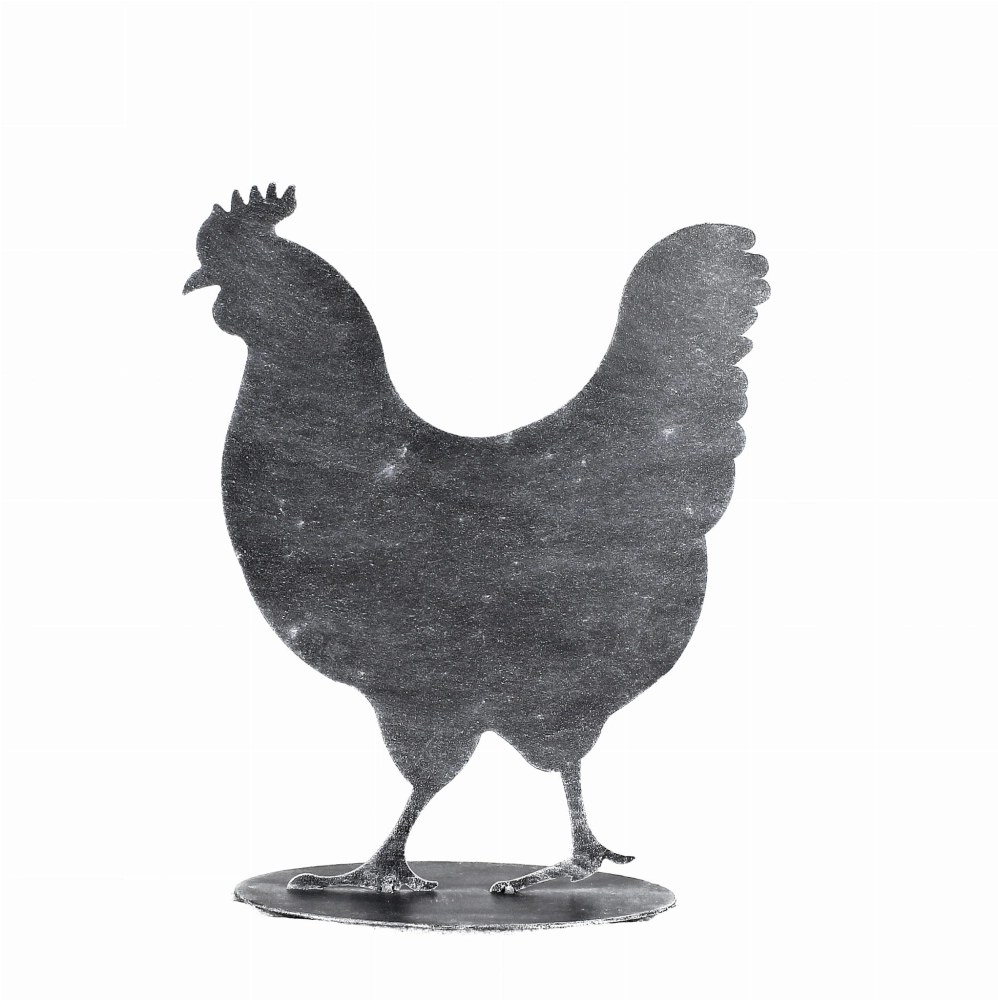Kura Pollina figura ogrodowa z metalu do ogrodu antracyt.jpg