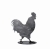 Kogut Poldek figura ogrodowa antracyt ozdoba ogrodowa z metalu.jpg