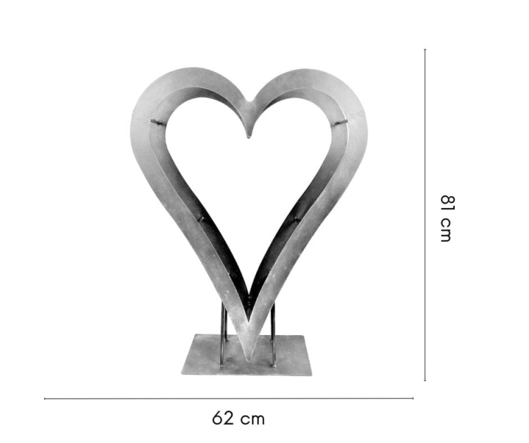 Metalowy stojak na drewno Kier antracyt