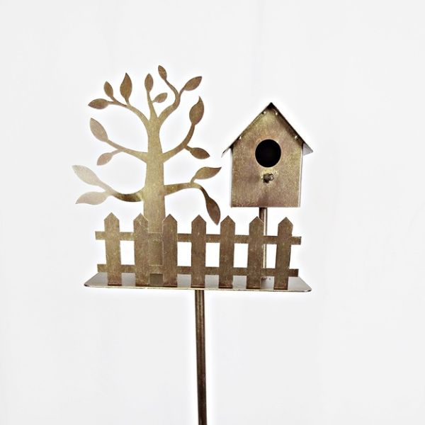 Domek dla ptaków Verdone w kolorze złotej rdzy 